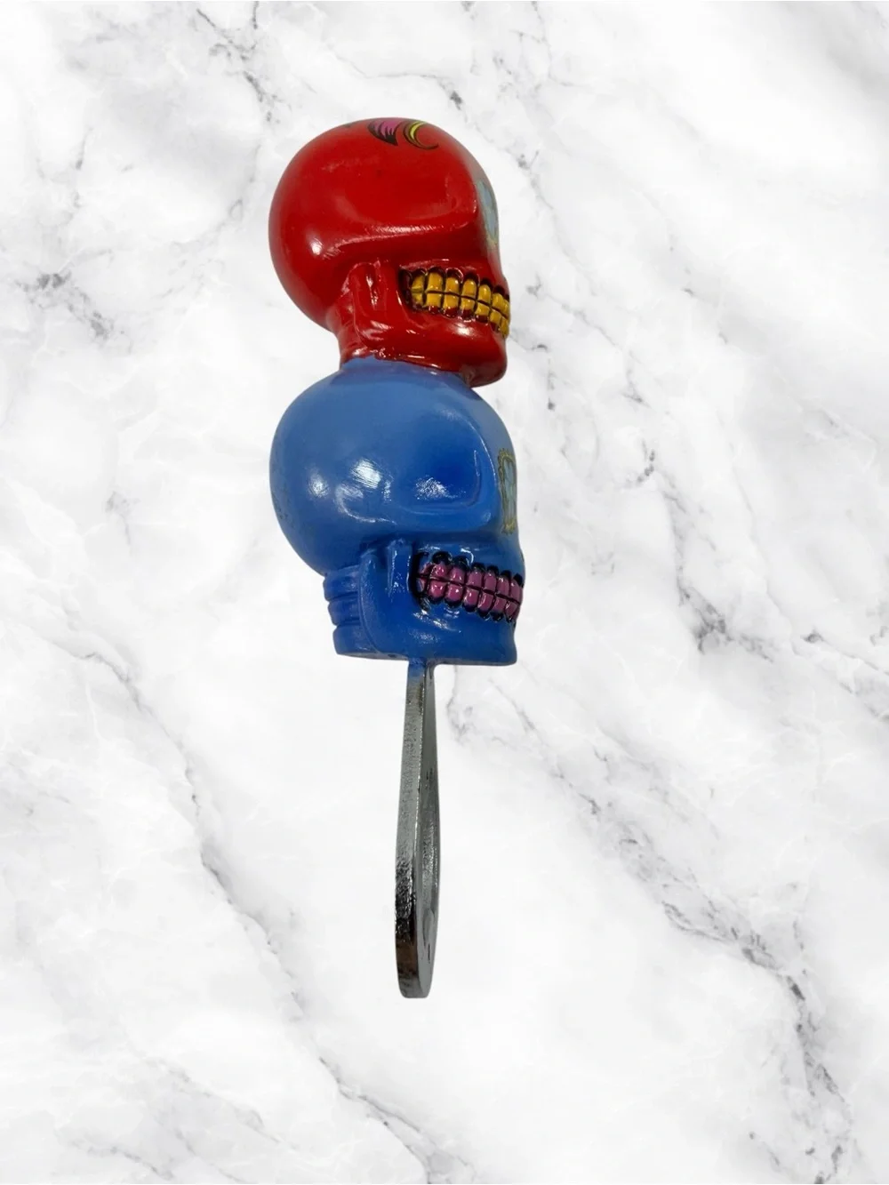 Boxer Gifts Day Of The Dead Sugar Skull Bottle Opener Bar Red Blue Yellow Floral